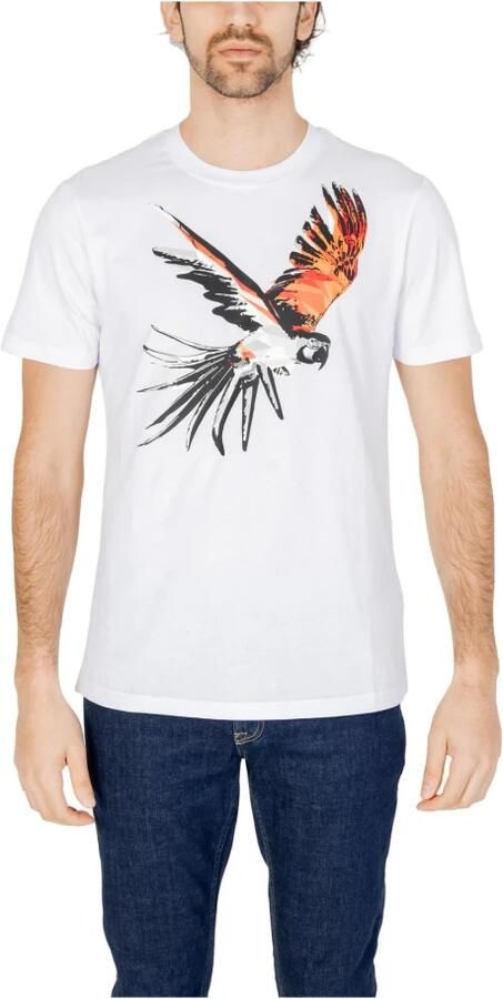 Antony Morato Heren T-shirt Lente Zomer Collectie Katoen White Heren - Foto 5