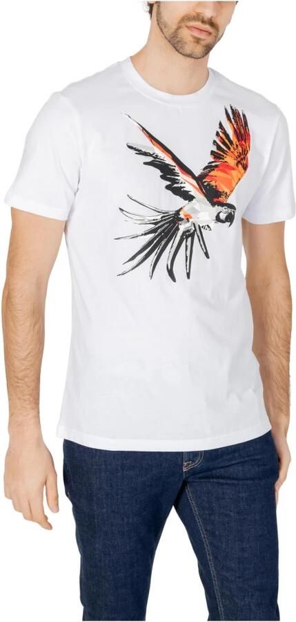 Antony Morato Heren T-shirt Lente Zomer Collectie Katoen White Heren - Foto 4