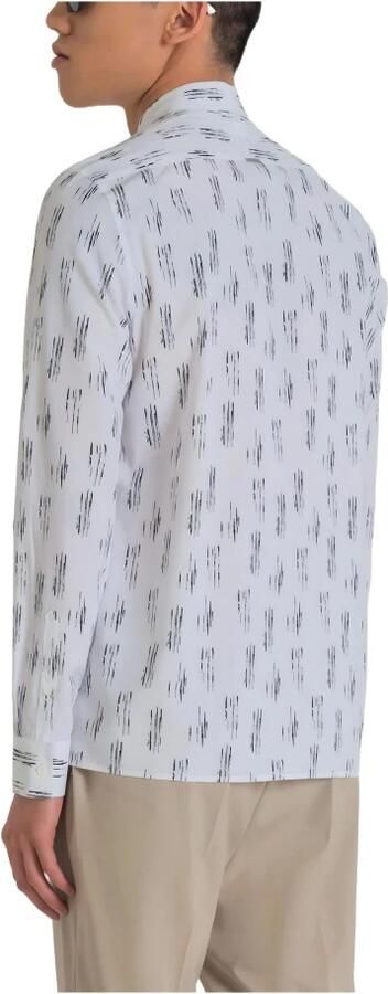 Antony Morato Barcelona Overhemd met Lange Mouwen Lente Zomer Collectie White Heren - Foto 2