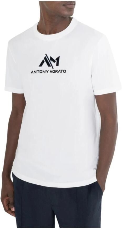 Antony Morato Wit T-shirt met eigentijdse stijl White Heren