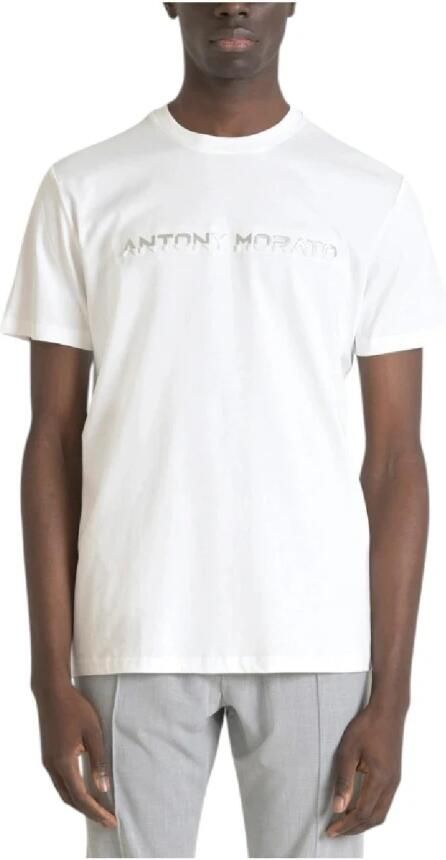 Antony Morato Wit T-shirt met modern design White Heren - Foto 3