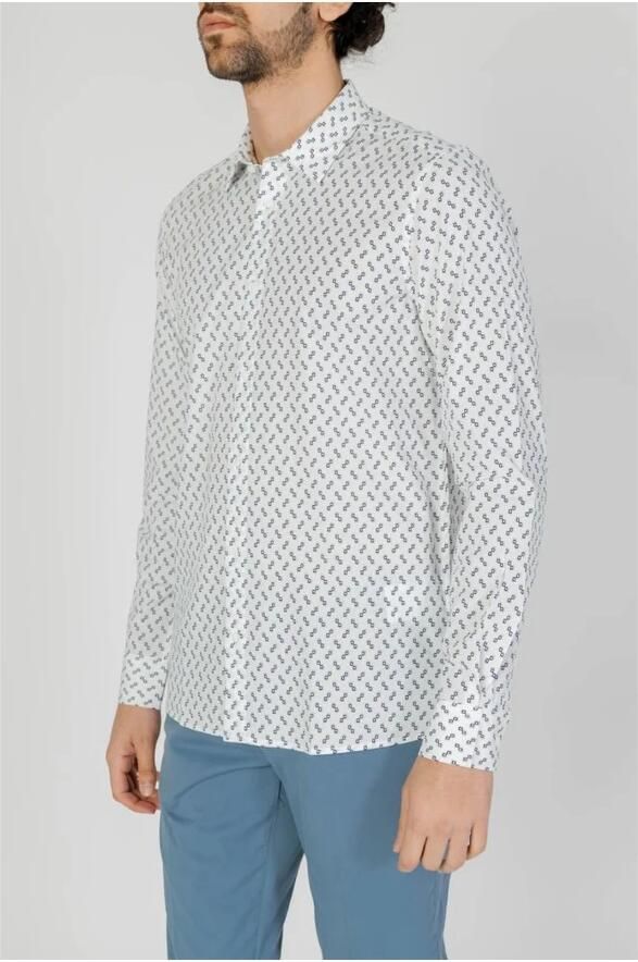 Antony Morato Lange Mouwen Heren Overhemd Lente Zomer Collectie White Heren - Foto 2