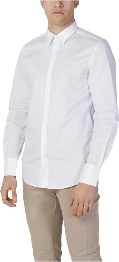 Antony Morato Slim Fit Overhemd van Katoen met Lange Mouwen White Heren - Foto 3