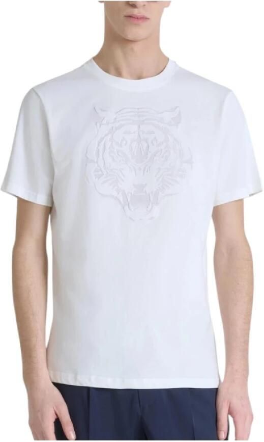 Antony Morato Witte Tijgerprint T-shirt White Heren - Foto 3