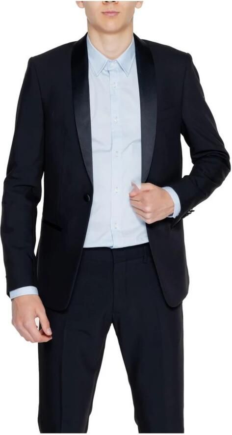 Antony Morato Zwart Pak Jas Lente Zomer Collectie Black Heren