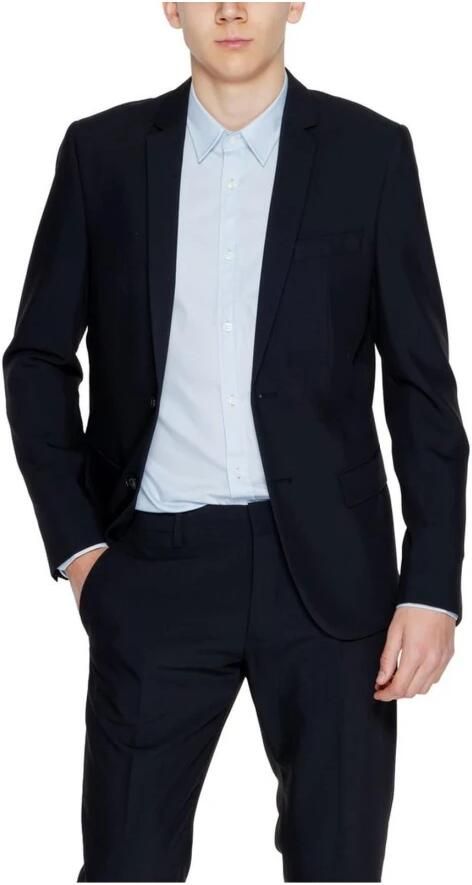 Antony Morato Stijlvolle Zwarte Blazer voor Mannen Black Heren