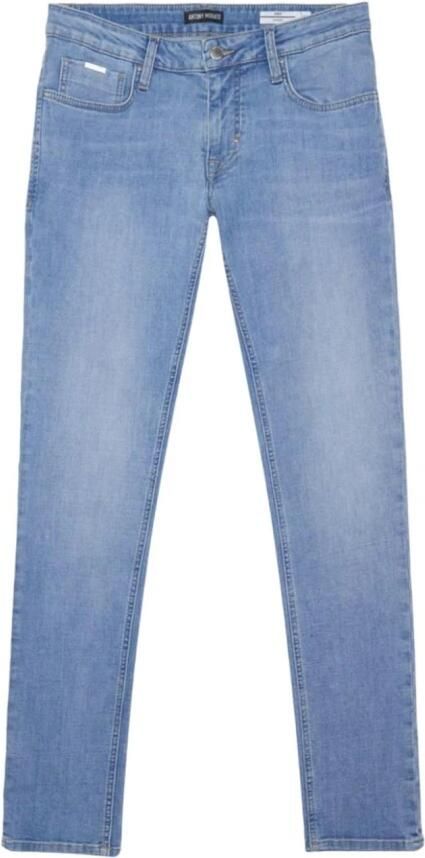 Antony Morato Zwarte Slim Fit Denim Jeans Blue Heren