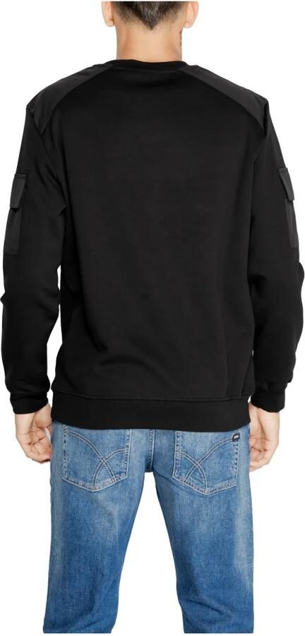 Antony Morato Katoen Interlock Sweatshirt Herfst Winter Collectie Black Heren - Foto 4