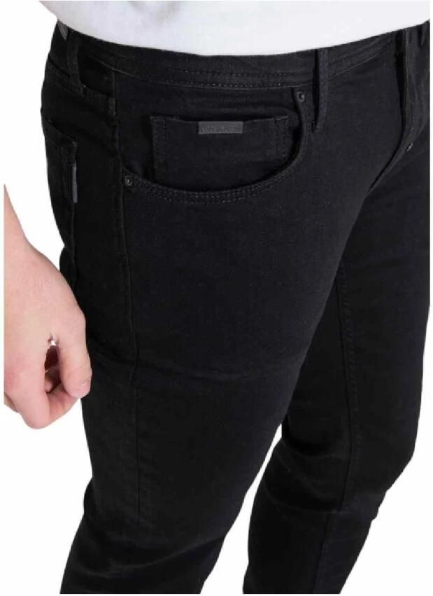 Antony Morato Zwarte Tapered Broek Stijlvol Comfort Black Heren