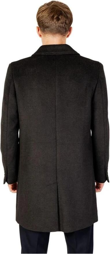 Antony Morato Zwarte Knopen Jas met Reverskraag voor Heren Black Heren - Foto 3