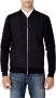Antony Morato Zwarte V-Hals Sweatshirt met Ritssluiting Black Heren - Thumbnail 1