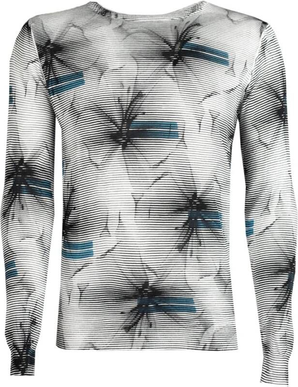 Antony Morato Eenvoudige Ronde Hals Sweater met Print Black Heren