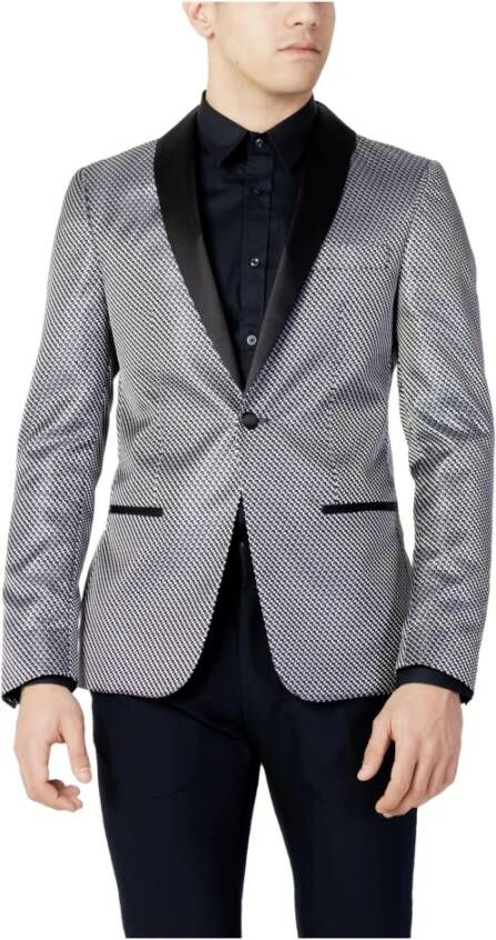 Antony Morato Giacca Roxanne Slim Fit in TES Fa650299 Grijs Heren