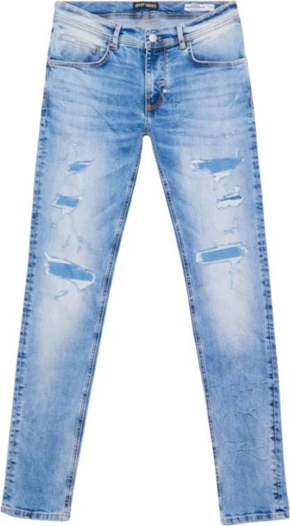 Antony Morato Gilmour Jeans Skinny Fit Ripped Blauw Heren