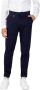 Antony Morato Blauwe effen broek met ritssluiting en knoopsluiting Blue Heren - Thumbnail 1