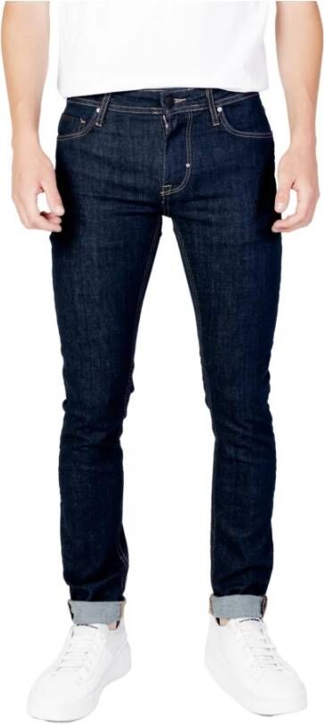 Antony Morato Heren Blauwe Jeans met Ritssluiting en Knoopsluiting Blauw Heren