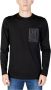 Antony Morato Heren Zwart Langemouw T-shirt Black Heren - Thumbnail 1