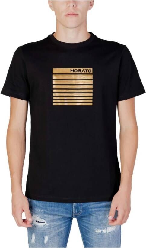Antony Morato Zwarte korte mouwen T-shirt voor mannen Black Heren
