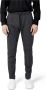 Antony Morato Zwarte bedrukte katoenen broek met veters Black Heren - Thumbnail 1