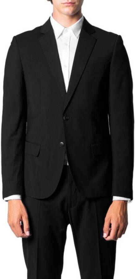 Antony Morato Stijlvolle Zwarte Blazer voor Mannen Black Heren
