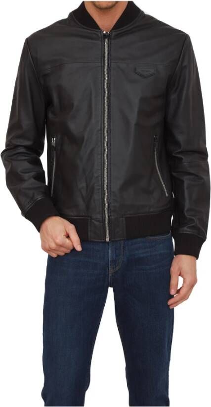 Antony Morato Leather Jackets Zwart Heren