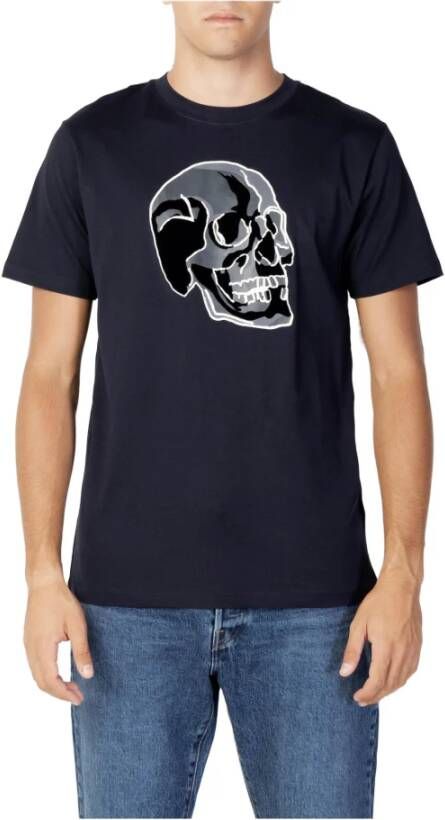 Antony Morato Men& T-shirt Blauw Heren
