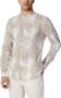 Antony Morato Linnen katoenmix lange mouwen overhemd Beige Heren - Thumbnail 1
