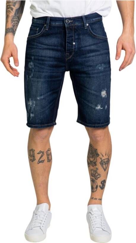 Antony Morato Men's Shorts Blauw Heren