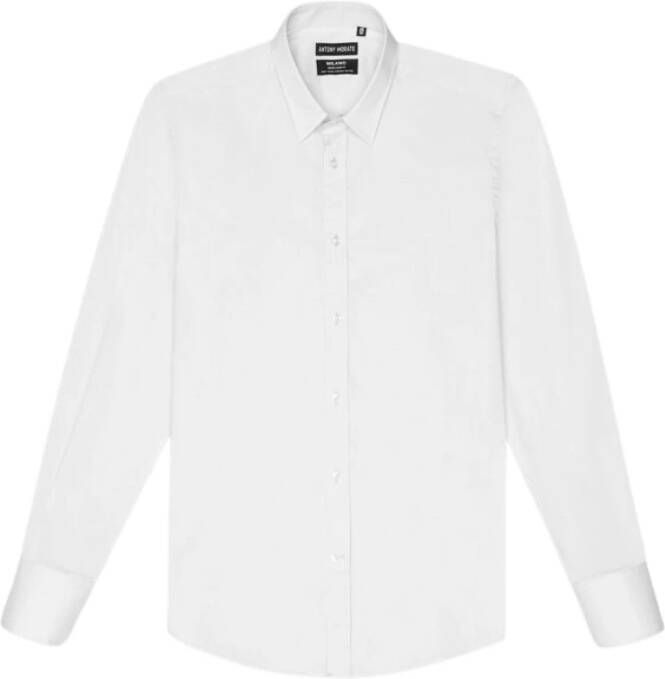Antony Morato Overhemd- AM Camicia Milano Super Slim FIT White Heren