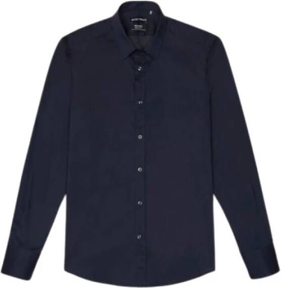 Antony Morato Overhemd- AM Camicia Milano Super Slim FIT Blauw Heren