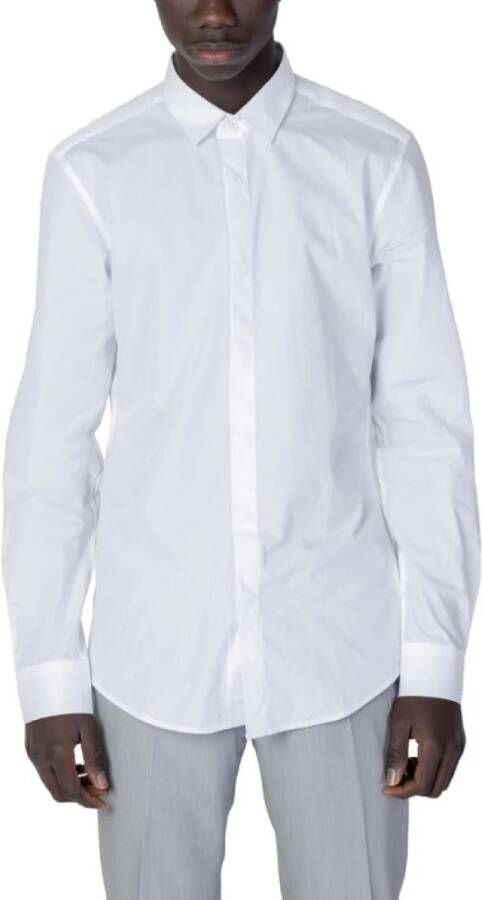 Antony Morato Klassiek Wit Overhemd met Knopen White Heren