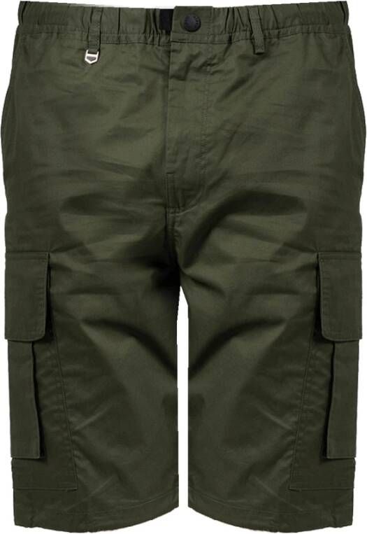 Antony Morato Groene katoenen shorts met ritssluiting en knoopsluiting Green Heren