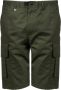 Antony Morato Groene katoenen shorts met ritssluiting en knoopsluiting Green Heren - Thumbnail 1