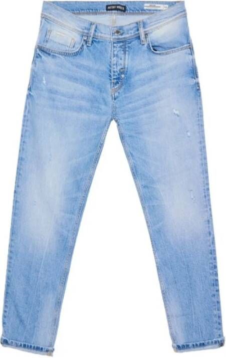 Antony Morato Straight Jeans Blauw Heren