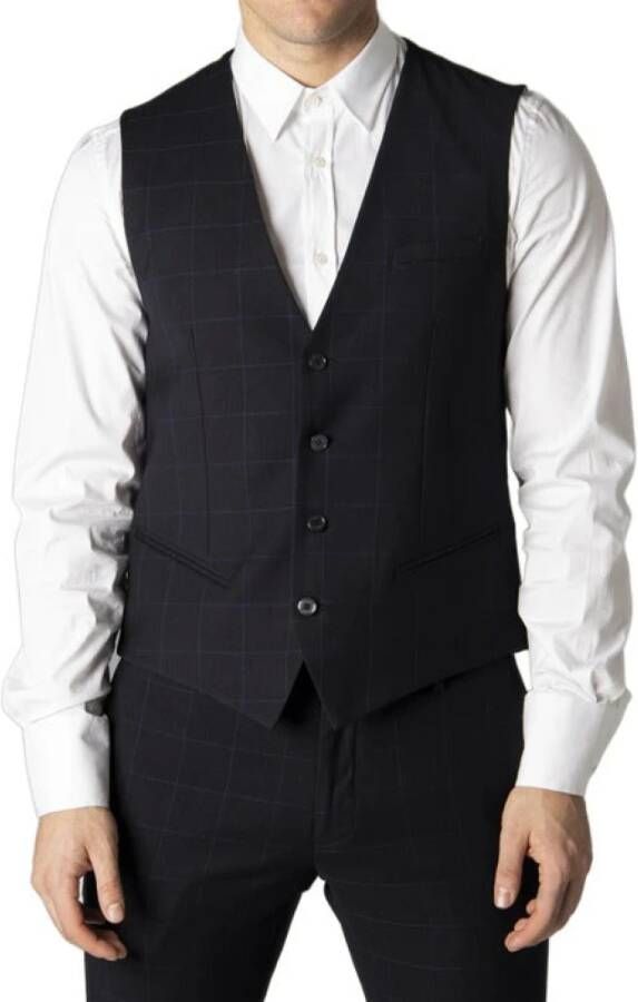 Antony Morato Suit Vests Blauw Heren