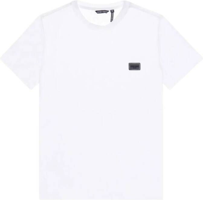 Antony Morato T-Shirt- AM Super Slim FIT Stretch Jersey Cotton White Heren