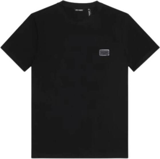 Antony Morato T-Shirt- AM Super Slim FIT Stretch Jersey Cotton Zwart Heren
