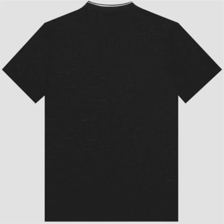 Antony Morato T-Shirt Regular Fit in Cotton Fabric With Label Zwart Heren