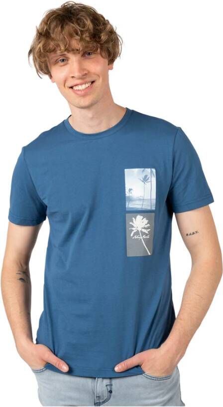 Antony Morato T-Shirts Blauw Heren