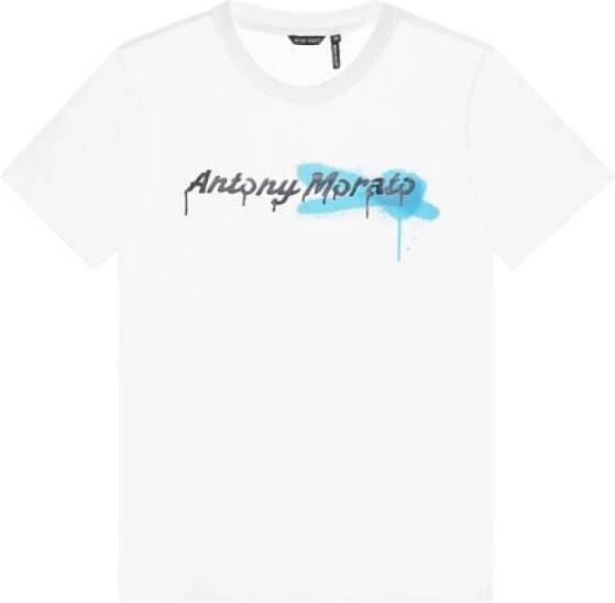 Antony Morato T-Shirts Wit Heren