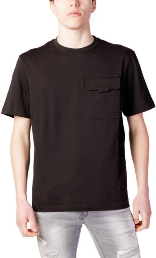 Antony Morato Zwart Katoenen T-Shirt Black Heren