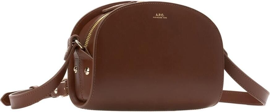 A.P.C. Crossbody bags Sac Demi-Lune Mini in bruin - Foto 10