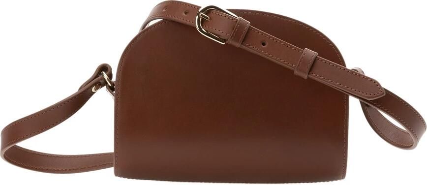 A.P.C. Crossbody bags Sac Demi-Lune Mini in bruin - Foto 8
