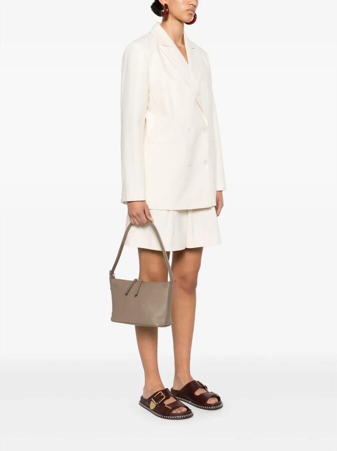 A.P.C. Hobo bags Vera Shoulder Bag Leather Beige in roze - Foto 3