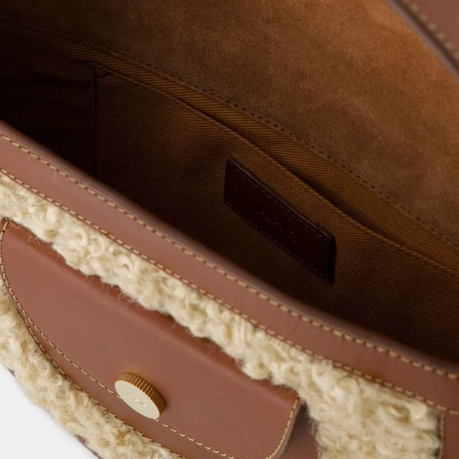 A.p.c. Kleine Hazelnoot Crossbody Tas met Verstelbare Band Brown Dames - Foto 2