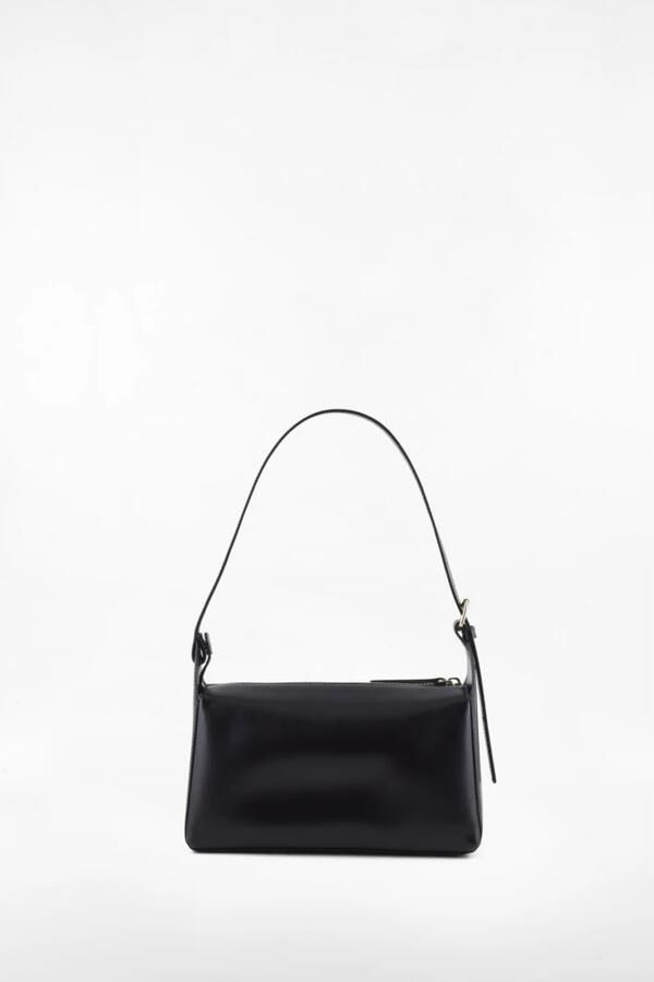 A.p.c. Zwarte leren Virginie Baguette schoudertas Black Dames - Foto 12