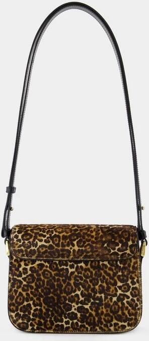 A.P.C. Hobo bags Small Crossbody Bag With Flap Closure in bruin - Foto 4