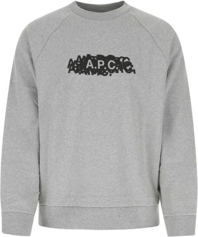A.p.c. Apc Men#39;s Sweater Grijs Heren