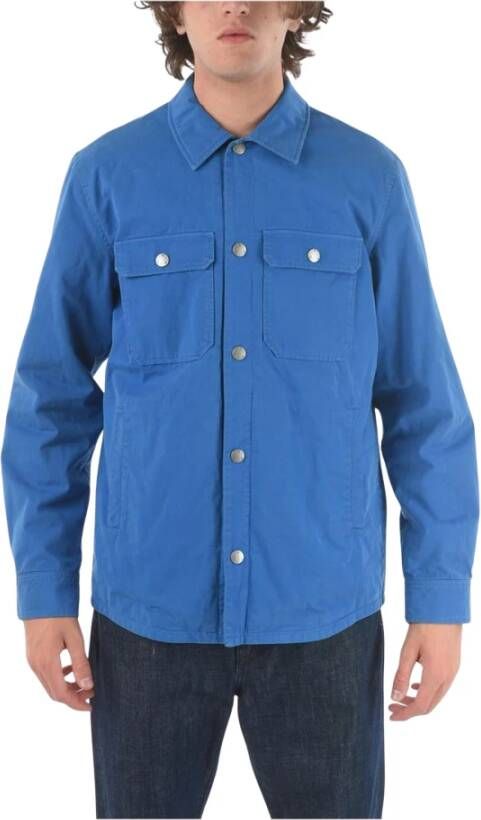 A.p.c. Apc Men's Sports Jacket Blauw Heren