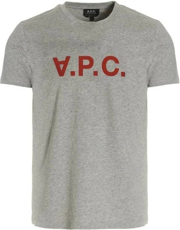 A.p.c. Apc Men's T-Shirt Grijs Heren